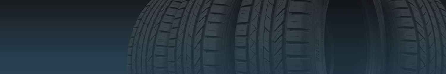 Close-up of black car tires