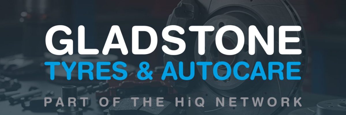 Gladstone Tyres and Autocare branding
